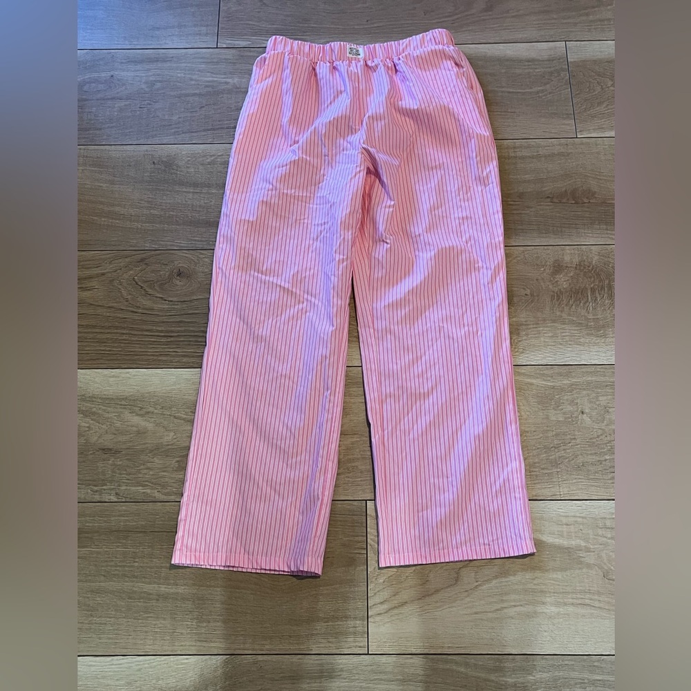 Pink Striped pajama Bottoms